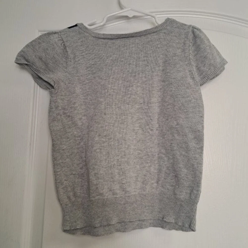 Gymboree Sequin Short Sleeve Sweater Collar